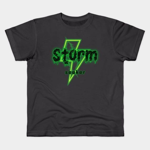 Storm Seeker Kids T-Shirt by Witty Wear Studio